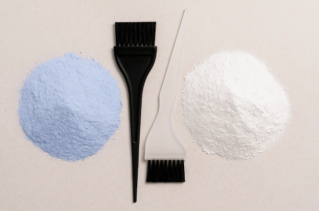 تفاوت پودر دکلره آبی و سفید